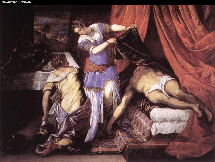 TINTORETTO, Jacopo Judith and Holofernes ar